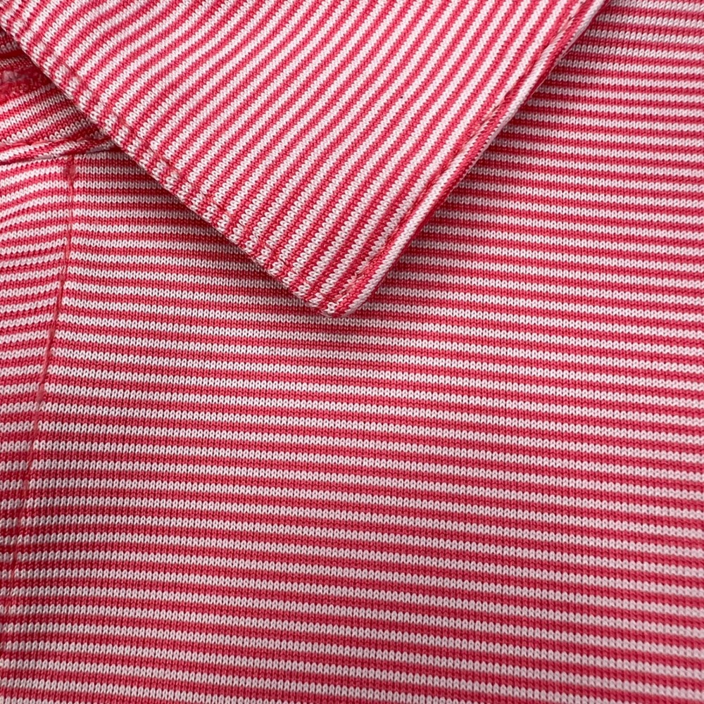 Callaway Golf Polo Shirt Mens 2XL Pink Striped Opti-Dri Performance Stretch - Picture 6 of 10